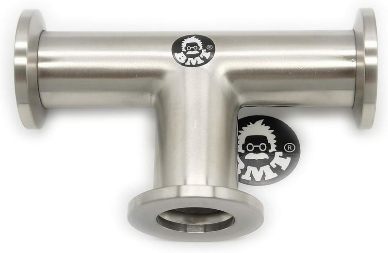 BROWNIAN MOTION TECHNOLOGY bmotiontech superior Grade - ISO-KF KF16 KF25 KF40 Flange Equal TEE Fitting 3 Ways Vacuum (KF16 Equal TEE) - Image 5